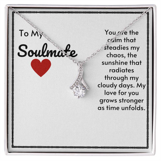 Soulmate Alluring Beauty Necklace-My Love For You Grows Stronger