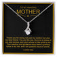 To My Amazing Mother Alluring Beauty Necklace