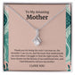 To My Amazing Mother Alluring Beauty Necklace