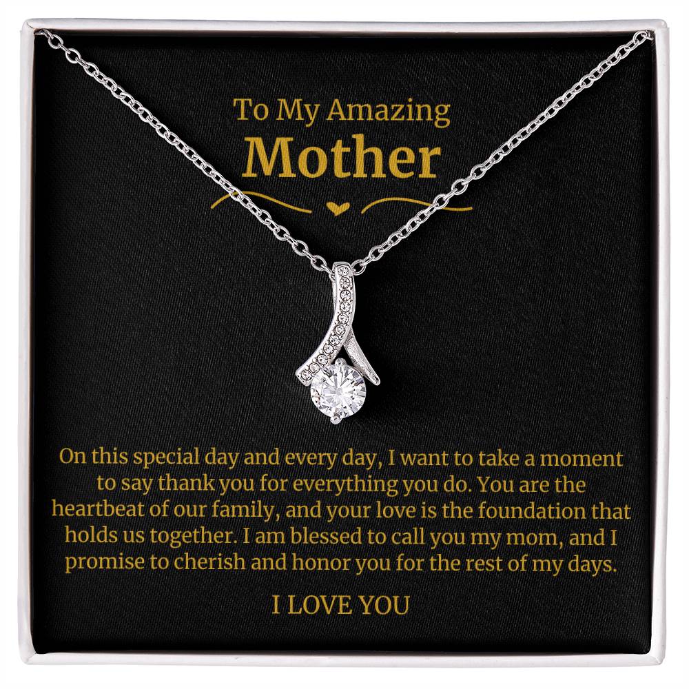 9 To My Amazing Mom Necklace