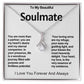 To My Beautiful Soulmate Alluring Beauty Necklace