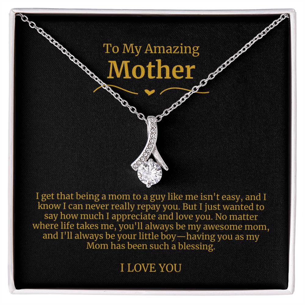 24 To My Amazing Mom Necklace