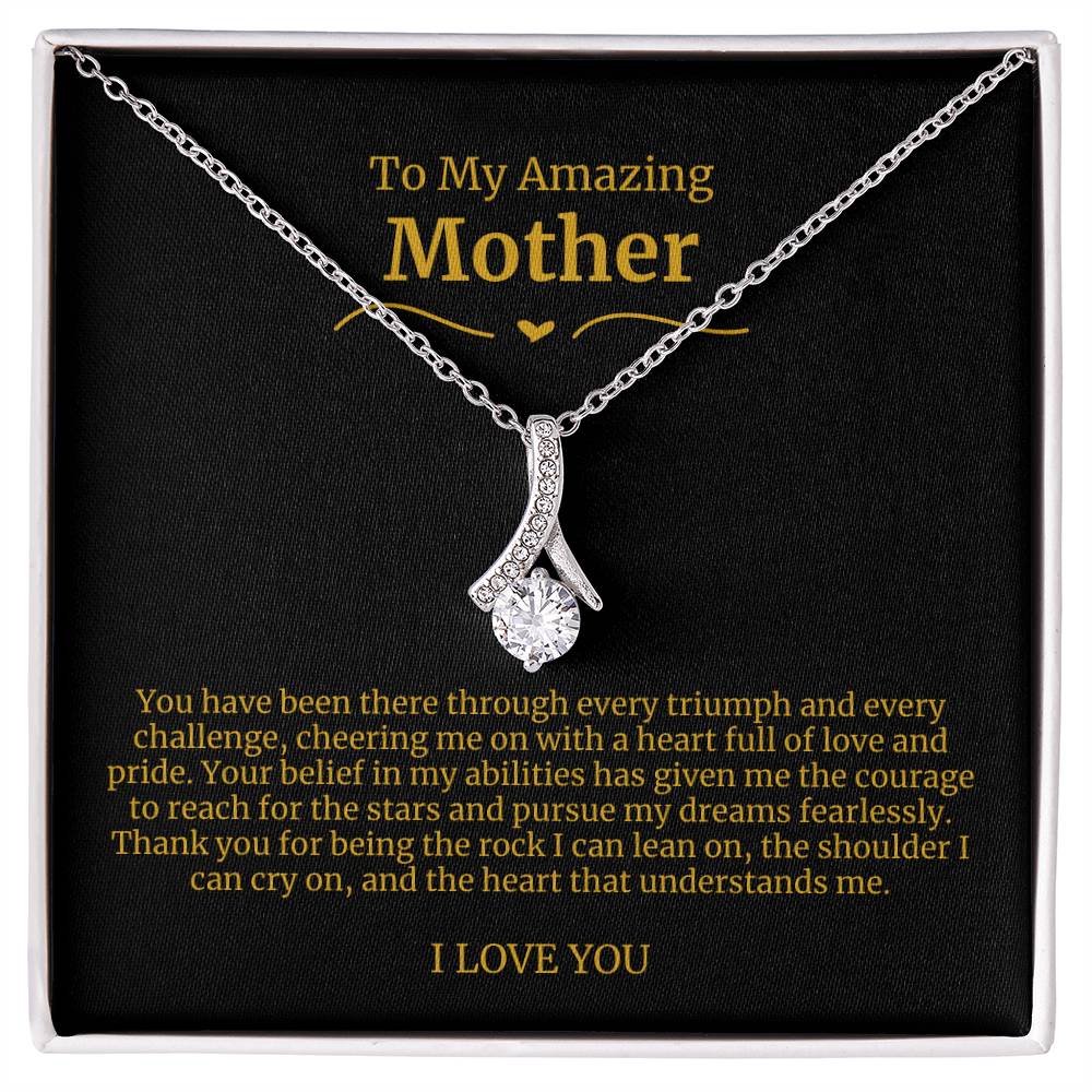 19 To My Amazing Mom Necklace