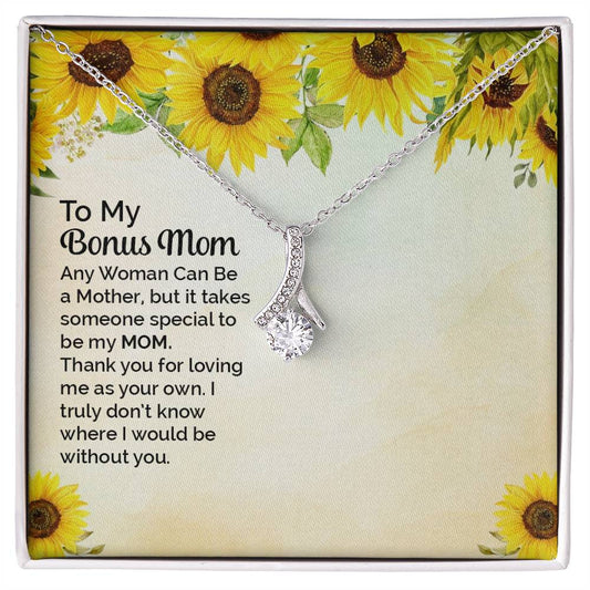 To My Bonus Mom Necklace