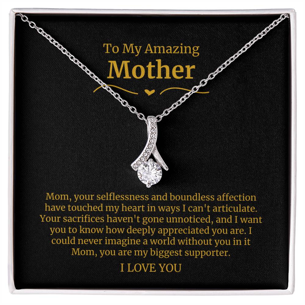 36 To My Amazing Mom Necklace