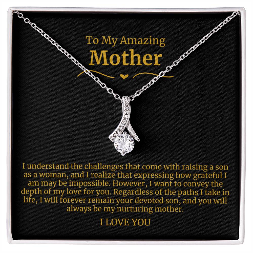 27 To My Amazing Mom Necklace