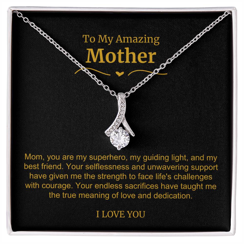 58 To My Amazing Mom Necklace