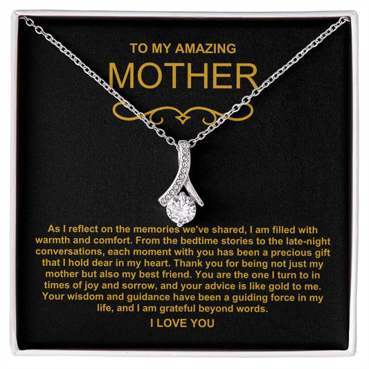 To My Amazing Mother Necklace