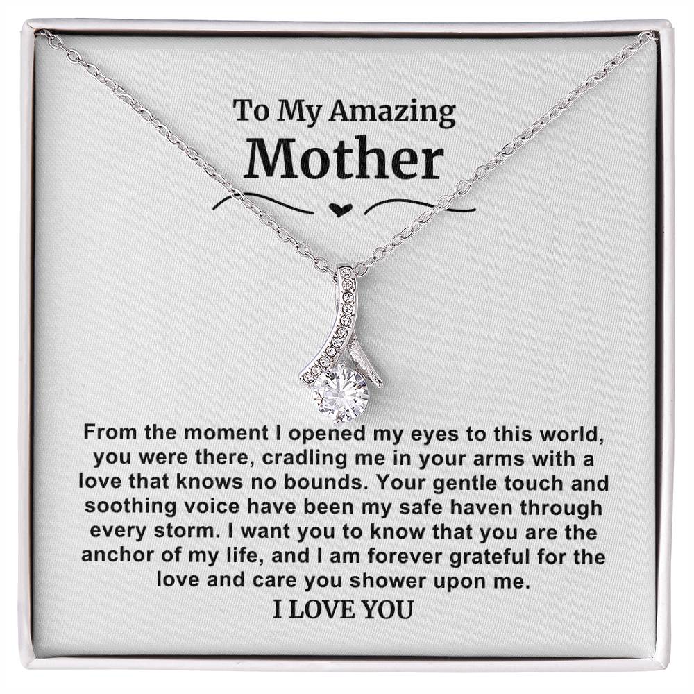 To My Amazing Mom Necklace- Mom You are the Anchor of My Life