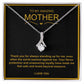 To My Amazing Mother Alluring Beauty Necklace