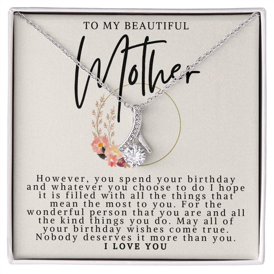 Mother Birthday Necklace