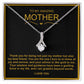 To My Amazing Mother Alluring Beauty Necklace