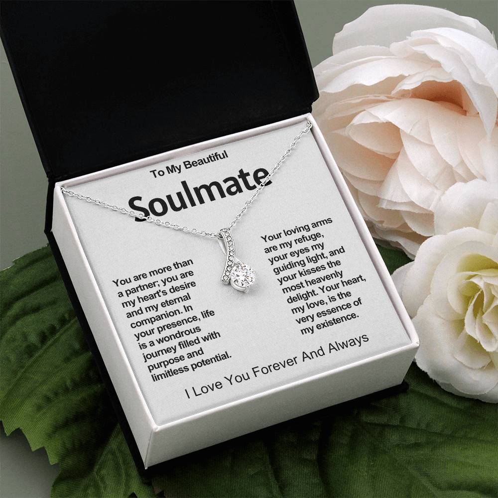 To My Beautiful Soulmate Alluring Beauty Necklace