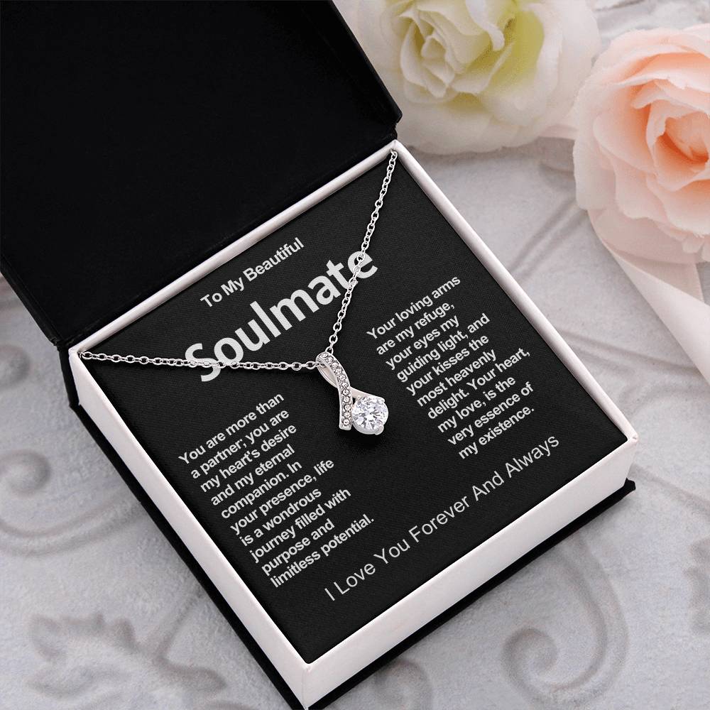 To My Beautiful Soulmate Alluring Beauty Necklace