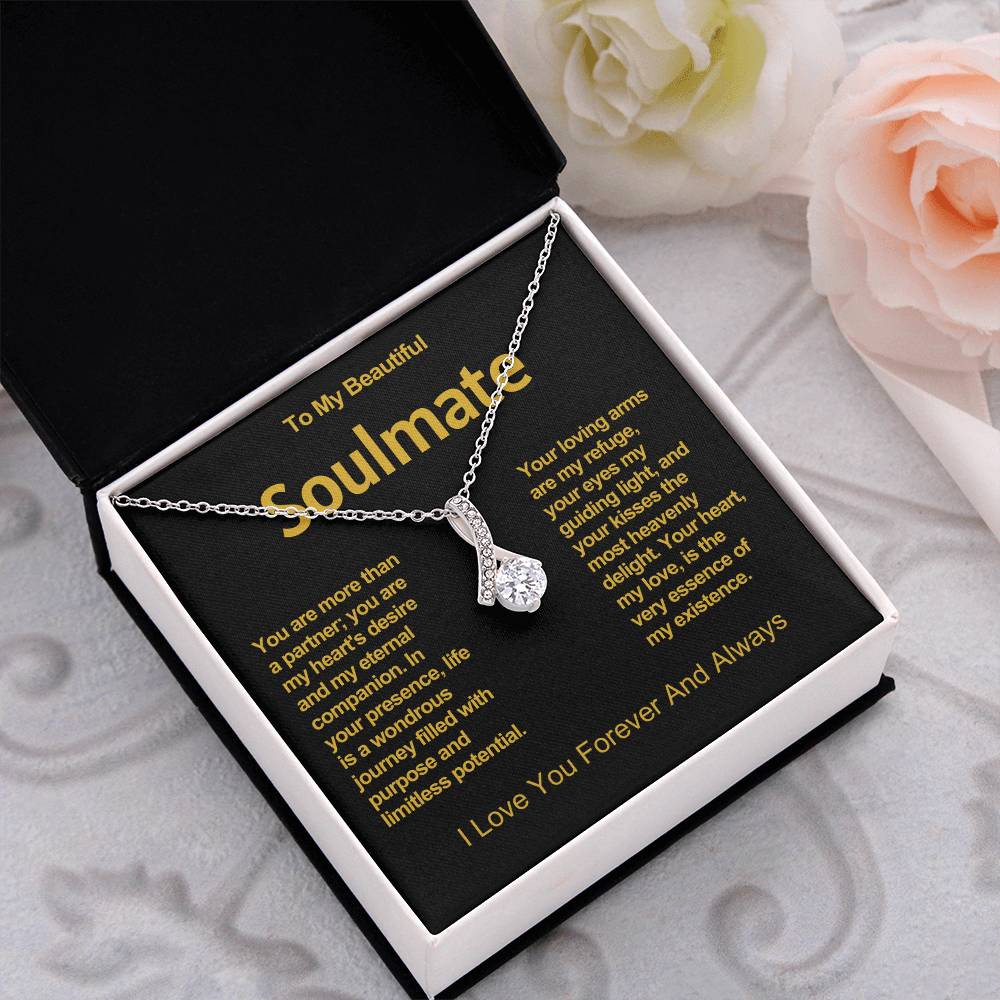 To My Beautiful Soulmate Alluring Beauty Necklace