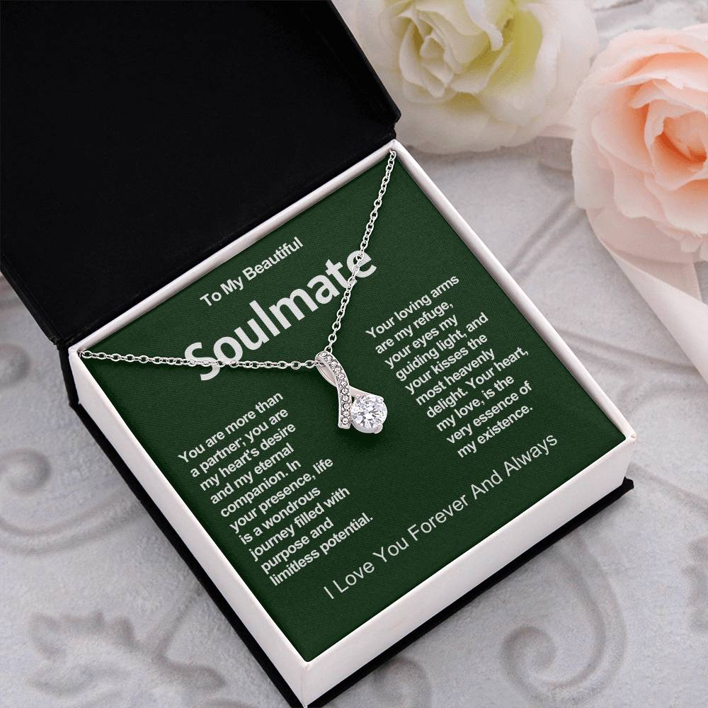 To My Beautiful Soulmate Alluring Beauty Necklace