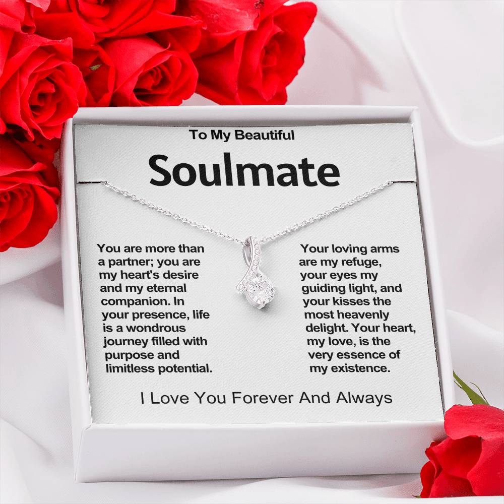 To My Beautiful Soulmate Alluring Beauty Necklace