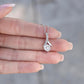 To My Amazing Mom Ribbon Shape Pendant Necklace