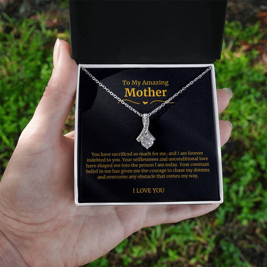 42 To My Amazing Mom Necklace-You Have Sacrificed So Much For Me