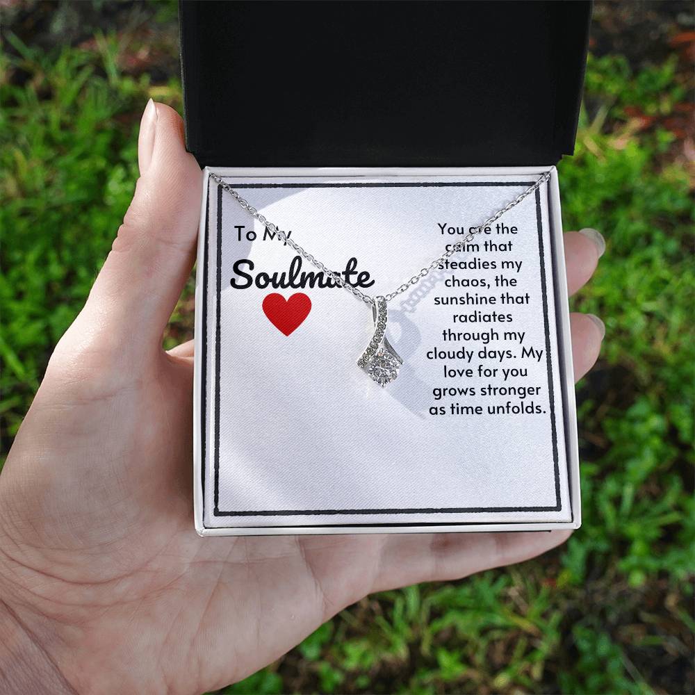 Soulmate Alluring Beauty Necklace-My Love For You Grows Stronger