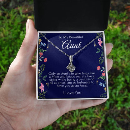 To My Beautiful Aunt Necklace