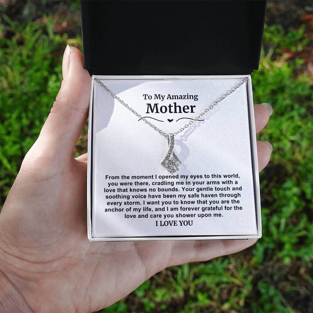 To My Amazing Mom Necklace- Mom You are the Anchor of My Life