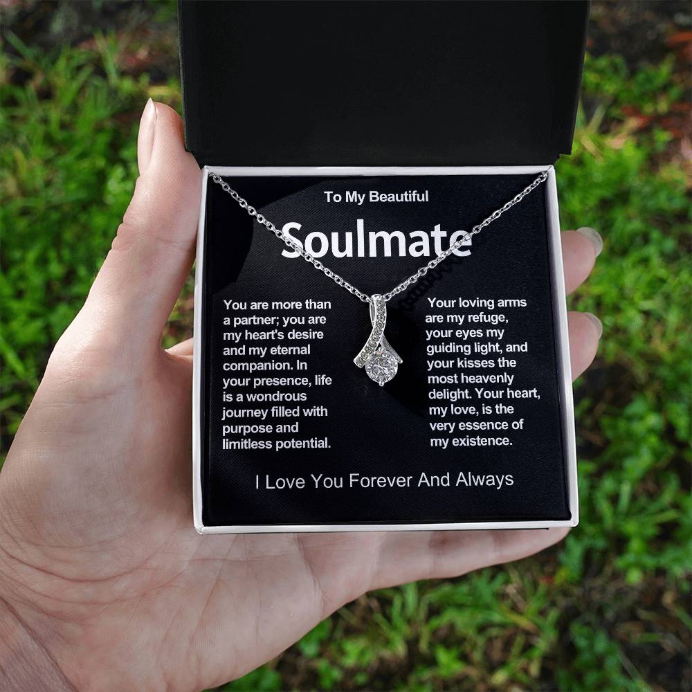 To My Beautiful Soulmate Alluring Beauty Necklace