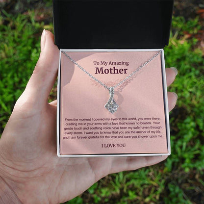 To My Amazing Mother Alluring Beauty Necklace