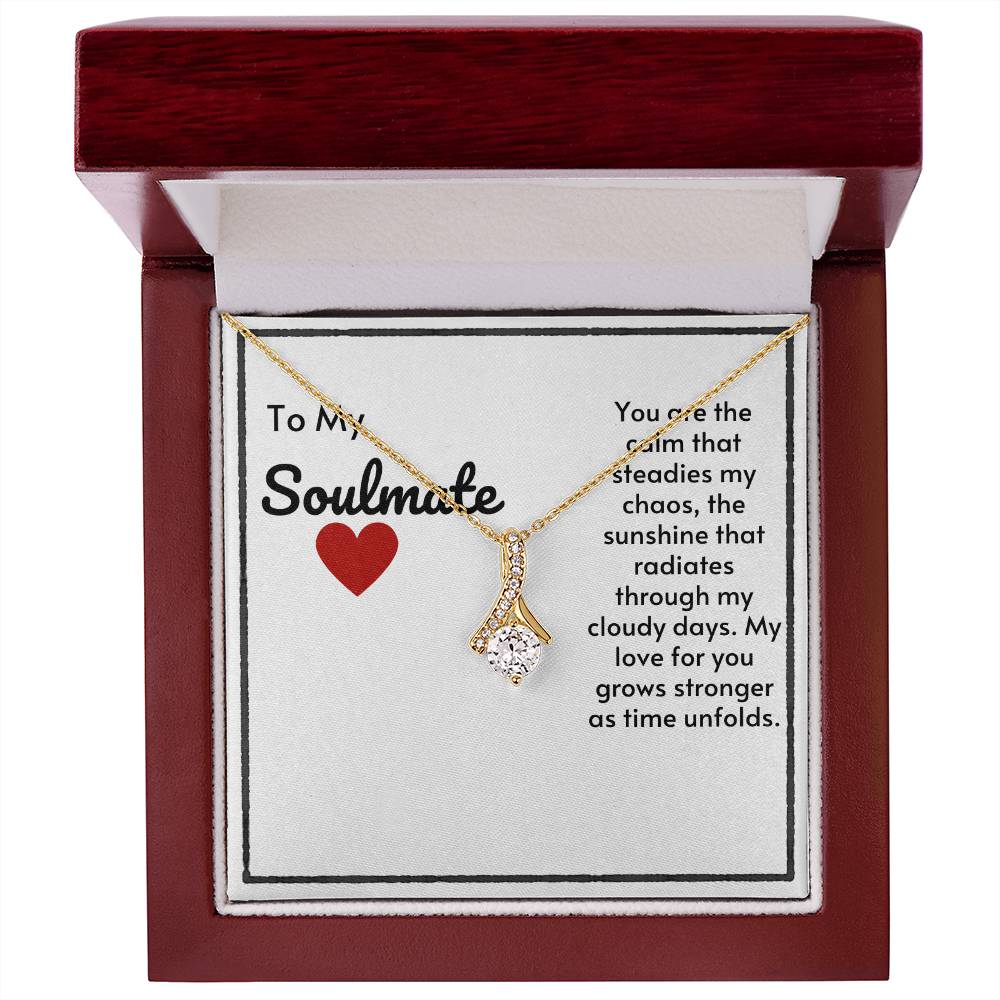 Soulmate Alluring Beauty Necklace-My Love For You Grows Stronger