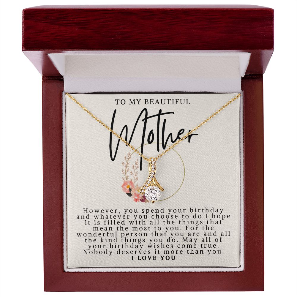 Mother Birthday Necklace