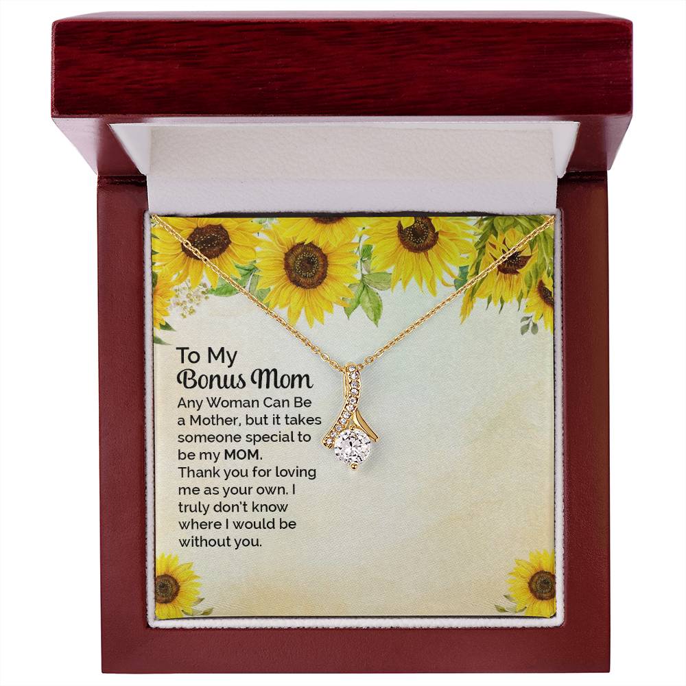 To My Bonus Mom Necklace