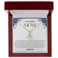 To My Amazing Mom Ribbon Shape Pendant Necklace