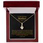 34 To My Amazing Mom Necklace- Mom you have been my anchor