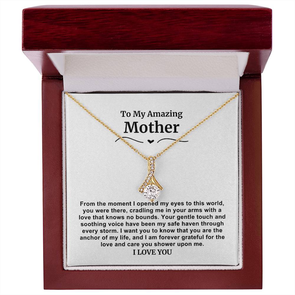 To My Amazing Mom Necklace- Mom You are the Anchor of My Life