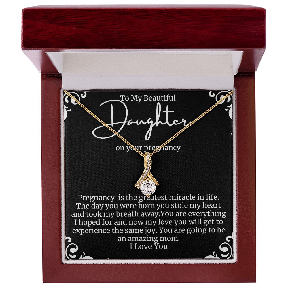 Daughter Pregnancy Necklace