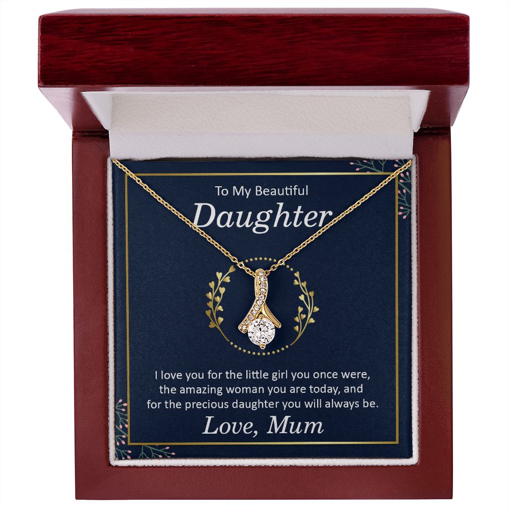 To My Beautiful Daughter Necklace