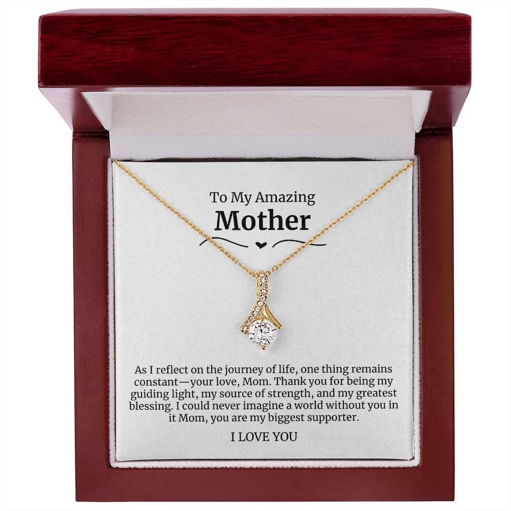 To My Amazing Mother Alluring Beauty Necklace