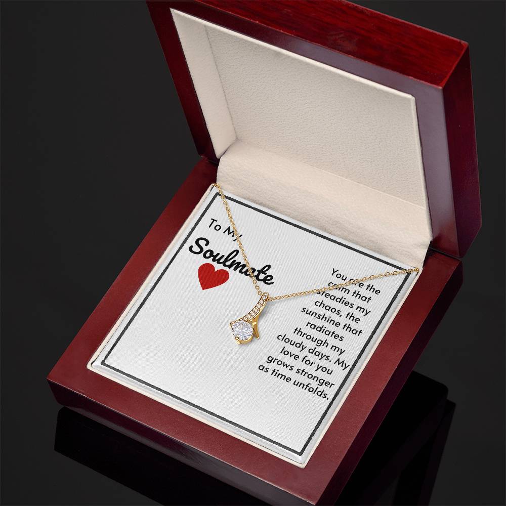 Soulmate Alluring Beauty Necklace-My Love For You Grows Stronger