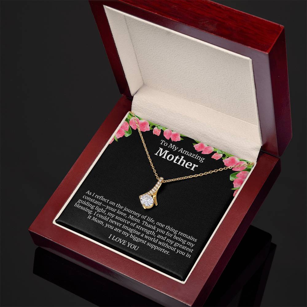 To My Amazing Mother Alluring Beauty Necklace