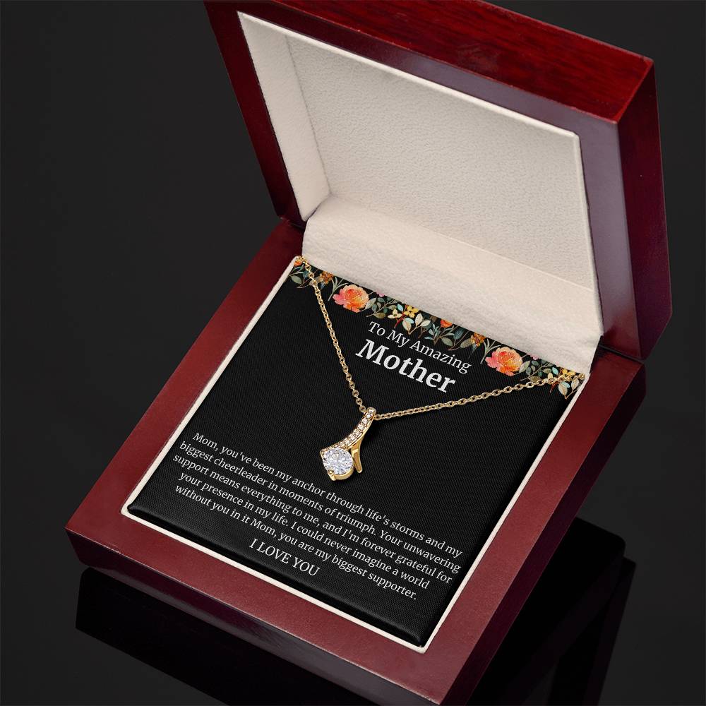 To My Amazing Mother Alluring Beauty Necklace