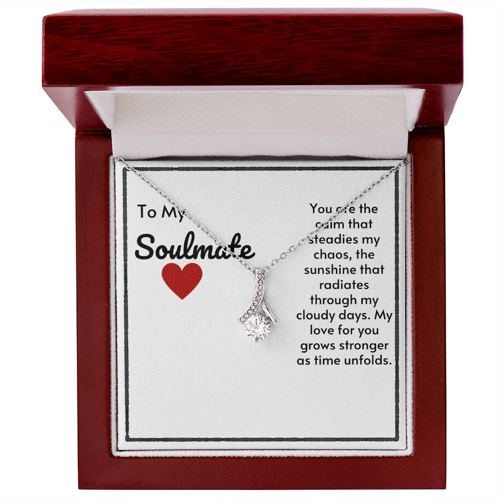 Soulmate Alluring Beauty Necklace-My Love For You Grows Stronger