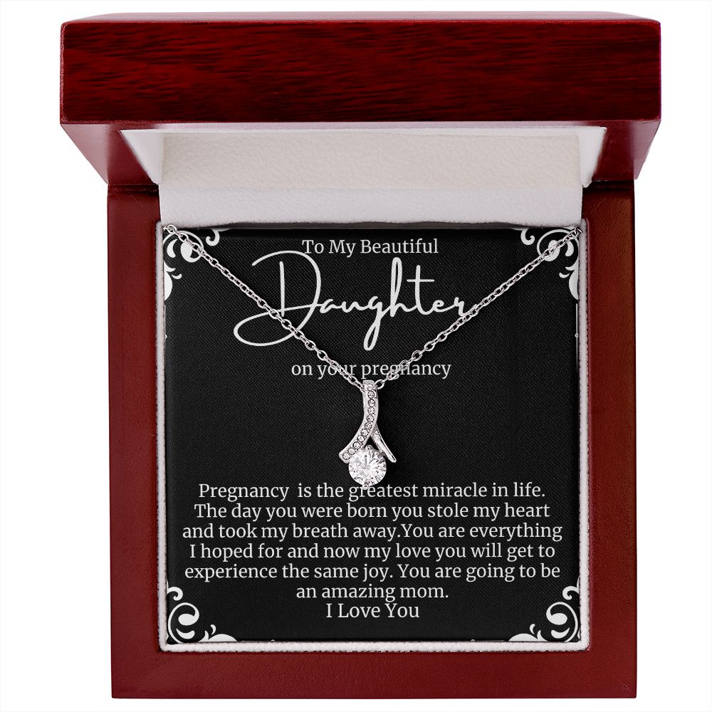 Daughter Pregnancy Necklace