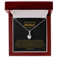 1 To My Amazing Mother Necklace- From The Moment I Opened My Eyes To This World