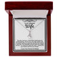 To My Amazing Wife Alluring Beauty Necklace- In You I Have Found My Missing Piece