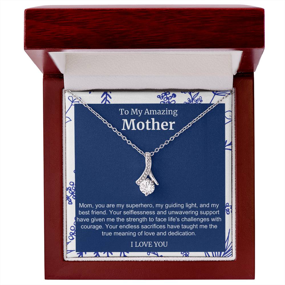 To My Amazing Mother Alluring Beauty Necklace