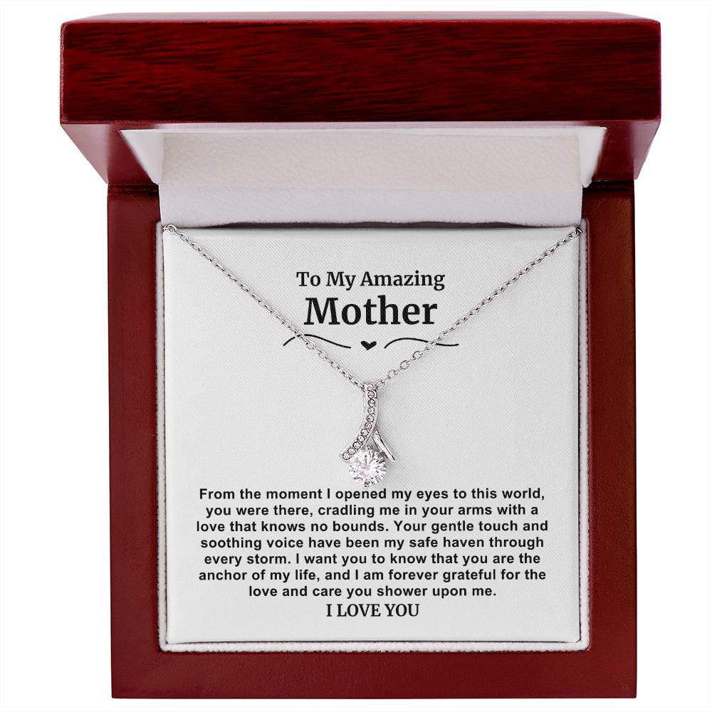 To My Amazing Mom Necklace- Mom You are the Anchor of My Life