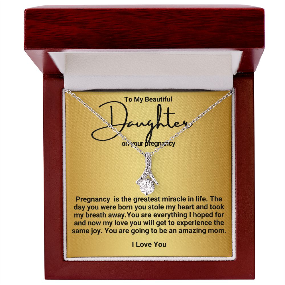 Daughter Pregnancy Necklace