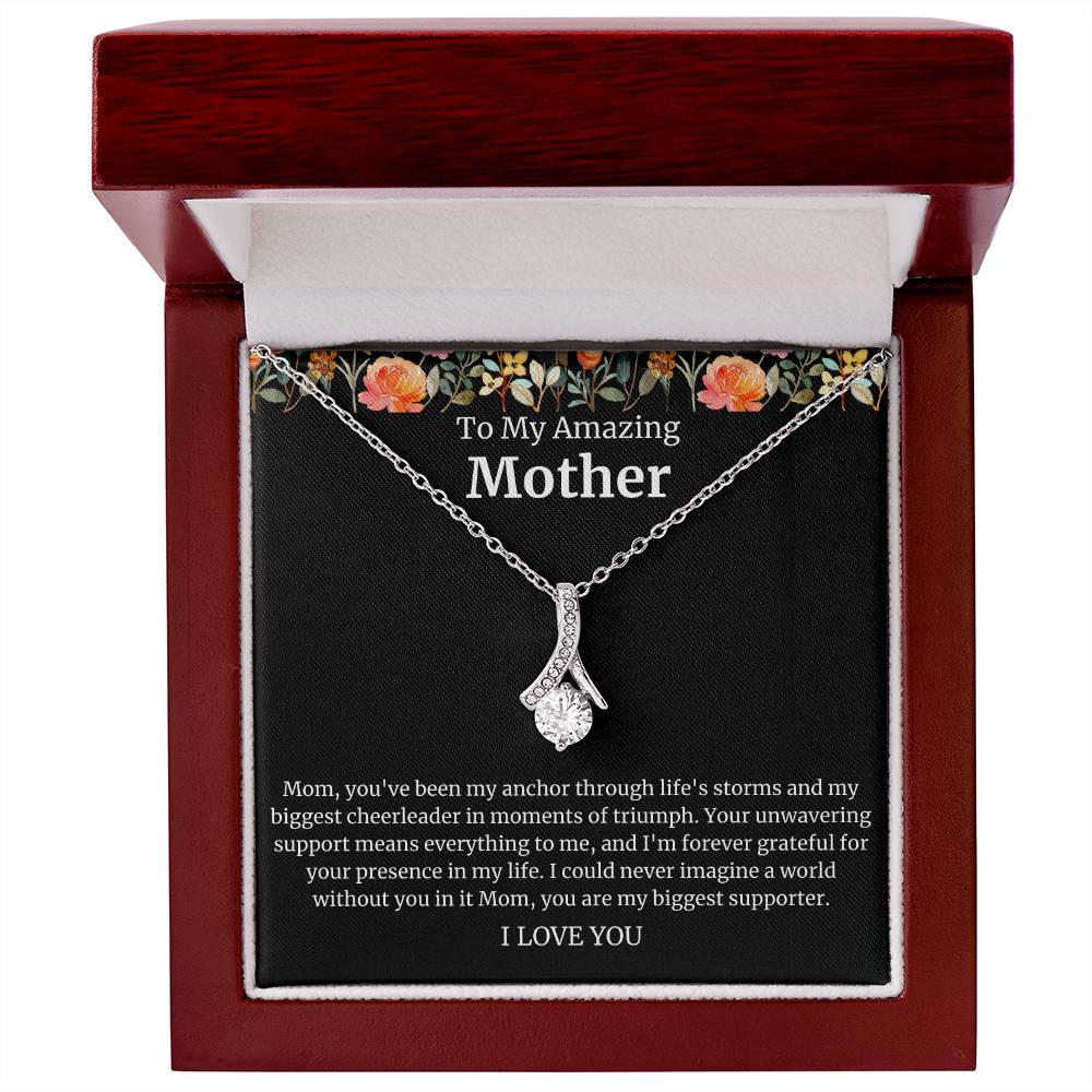 To My Amazing Mother Alluring Beauty Necklace