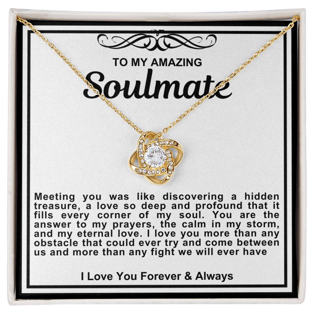 Soulmate Love Knot Necklace-A Love So Deep