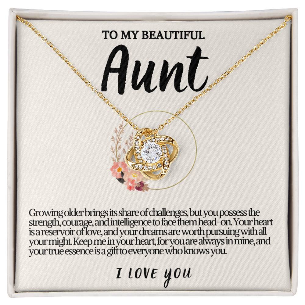 Aunt Love knot Necklace